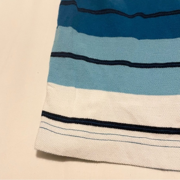 Tommy Hilfiger Kids Blue Striped Polo Shirt Long Sleeve Size Small (6-7) - Picture 14 of 16